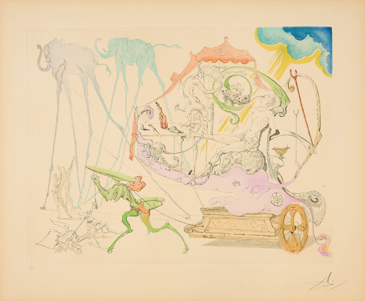 Dionysos. by Salvador Dali