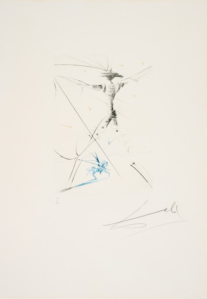 The little knight by Salvador Dali