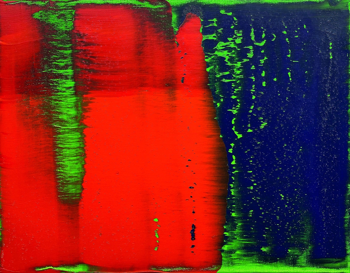 Green-Blue-Red (for Parkett 35). by Gerhard Richter