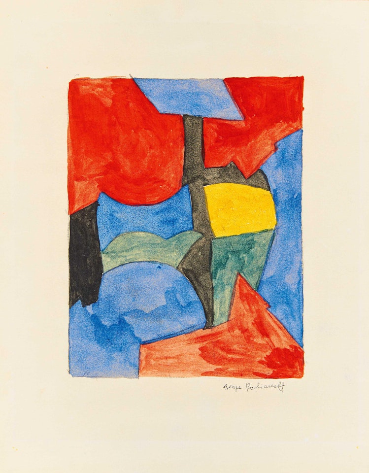 Composition abstraite 69-86. by Serge Poliakoff