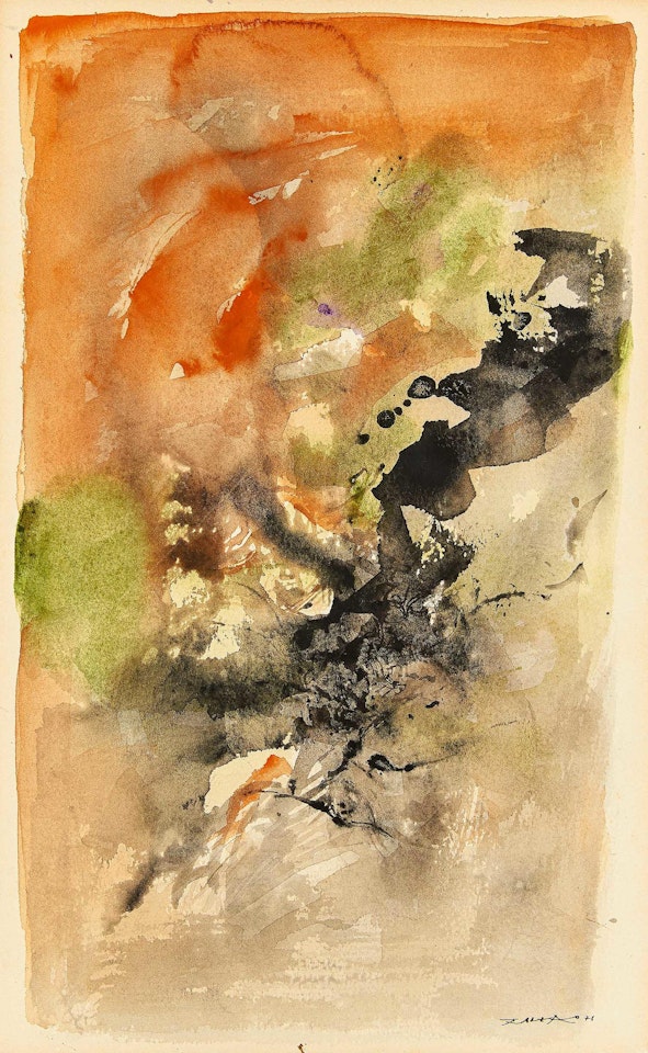 Composition by Zao Wou-Ki