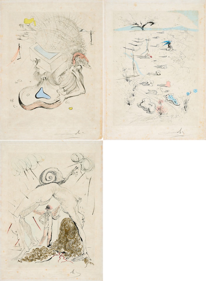 From: Secret poems of Apollinaire by Salvador Dali