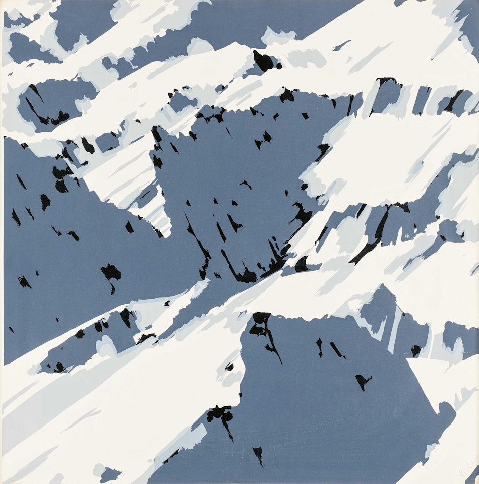 Schweizer Alpen I (B1). by Gerhard Richter