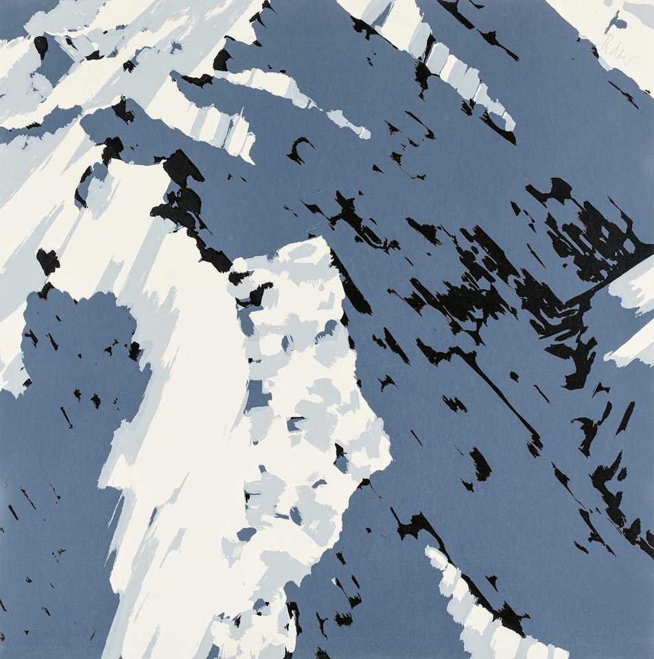 Schweizer Alpen I (A2). by Gerhard Richter