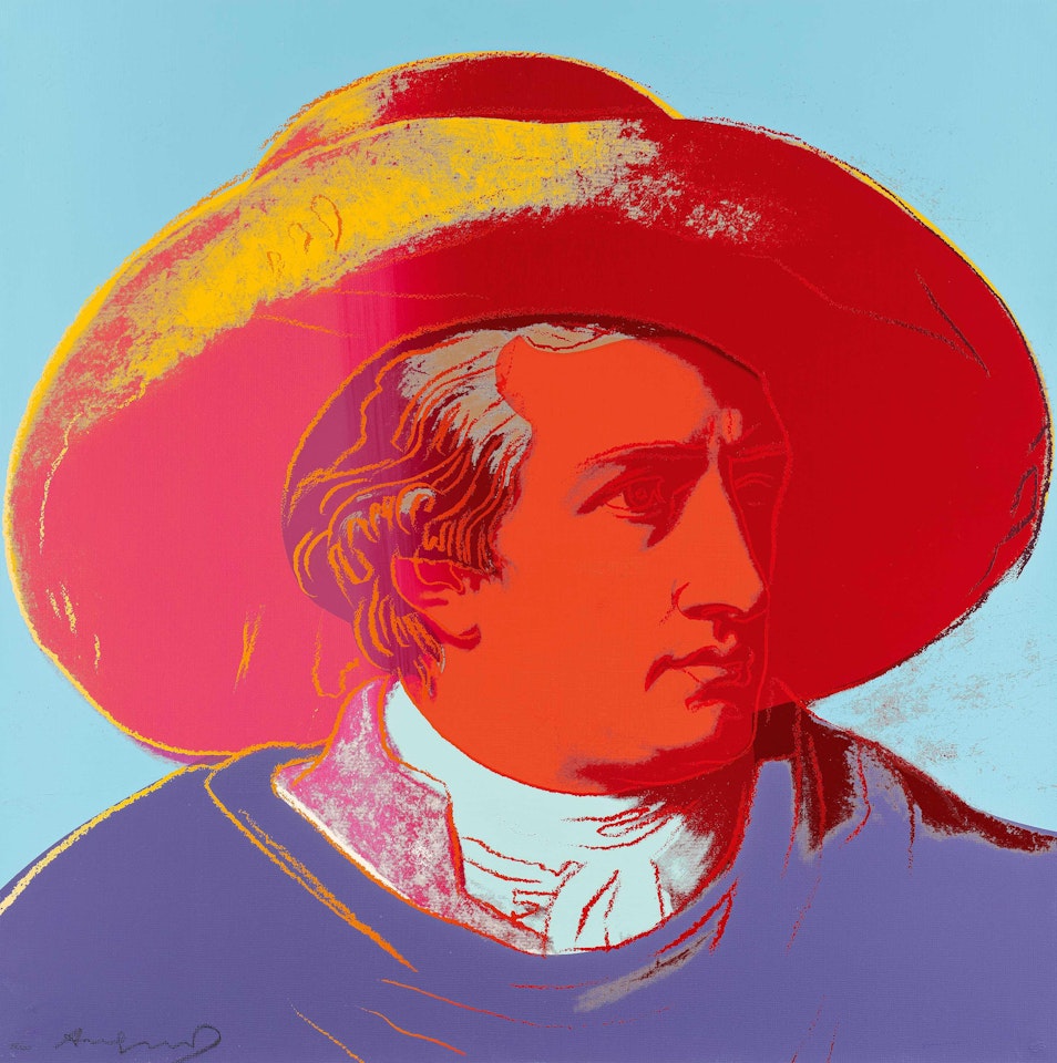 Goethe. by Andy Warhol