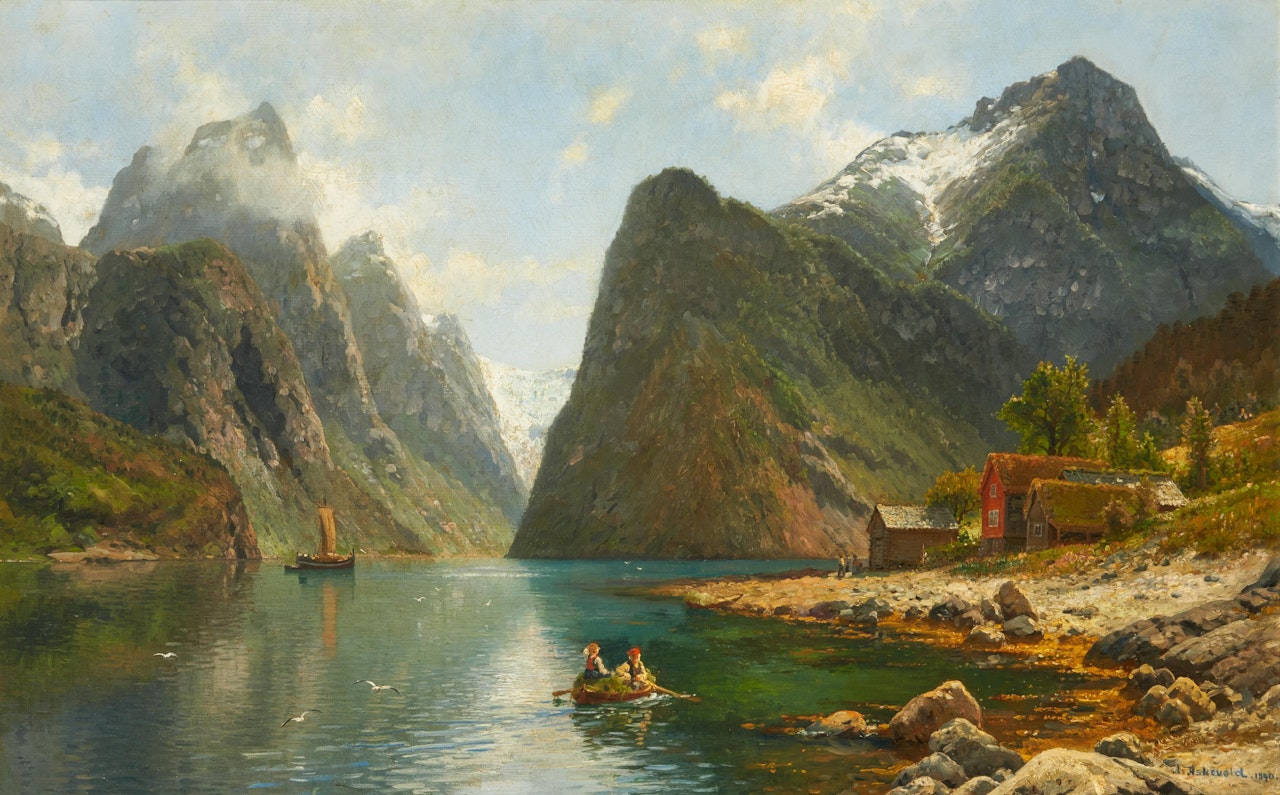 Fjord in Norway. by Anders Monsen Askevold