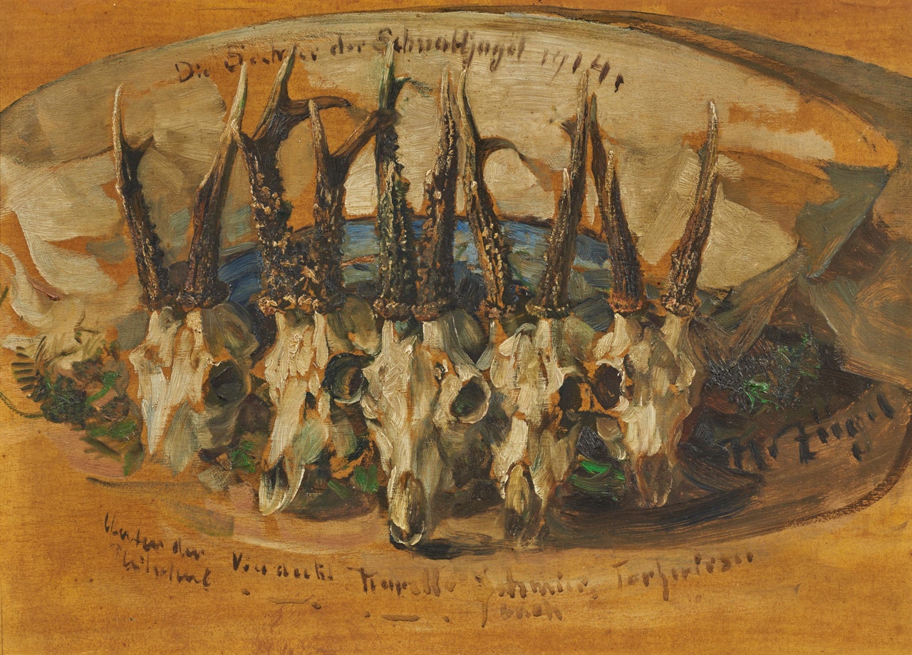 Hunting Trophies. by Heinrich von Zugel