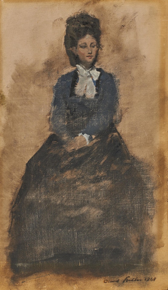 Portrait of an Elegant Lady. by French School