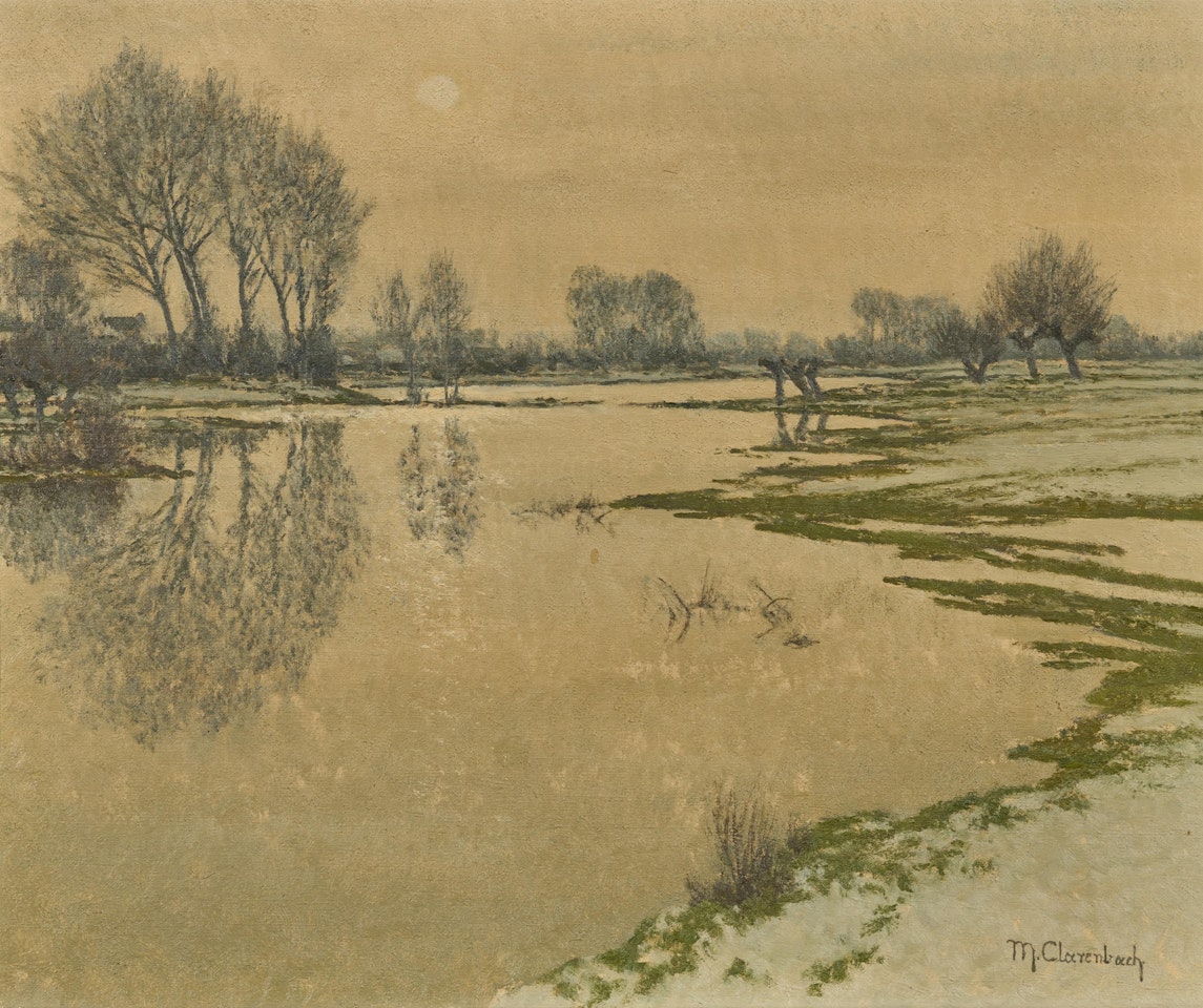 Winter Day on the Lower Rhine by Max Clarenbach