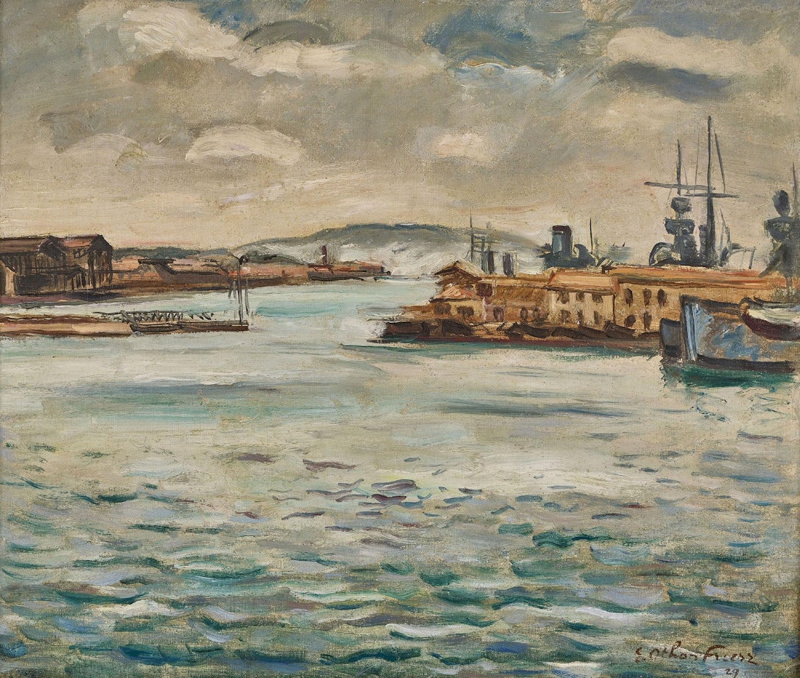 "Le port" by Othon Friesz