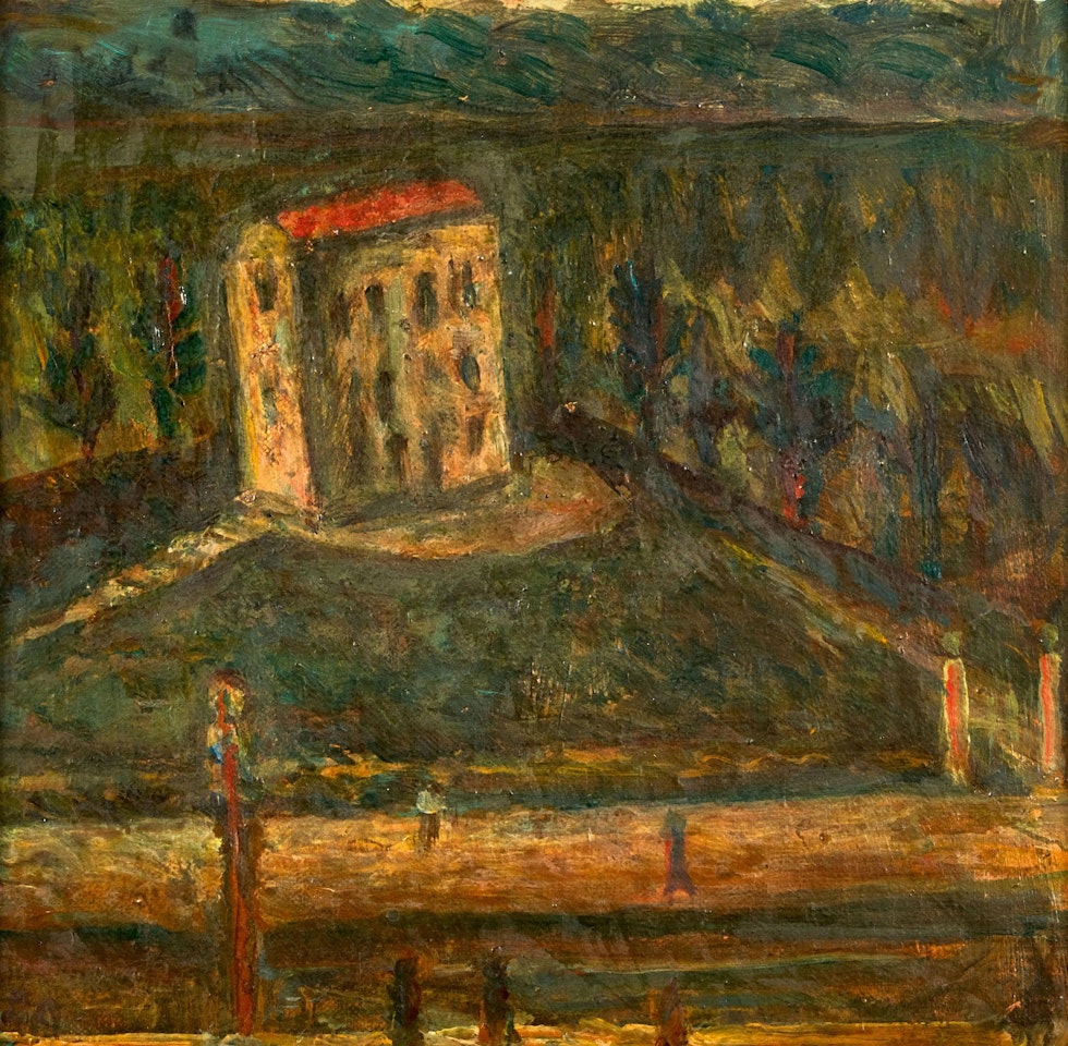 "Gare - Station l"Asile" by Rene Auberjonois