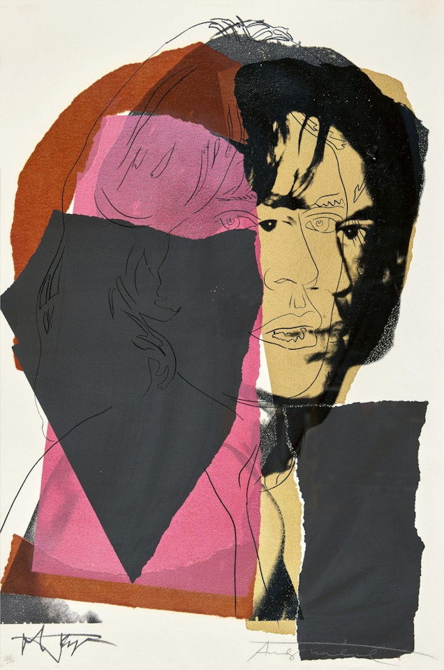 "Mick Jagger" by Andy Warhol