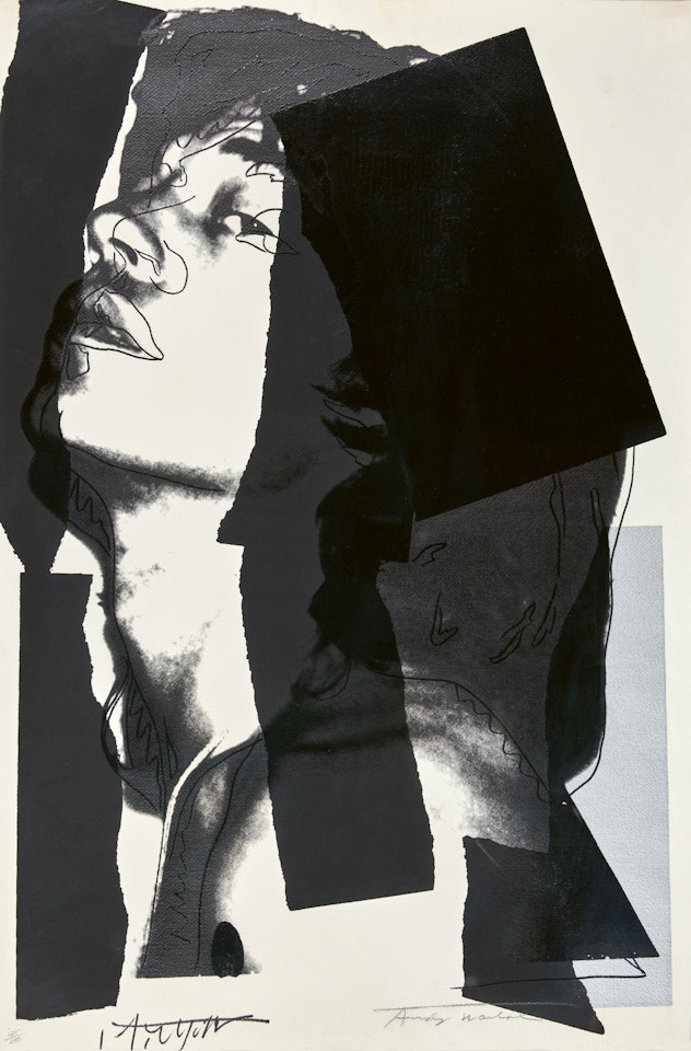 "Mick Jagger" by Andy Warhol
