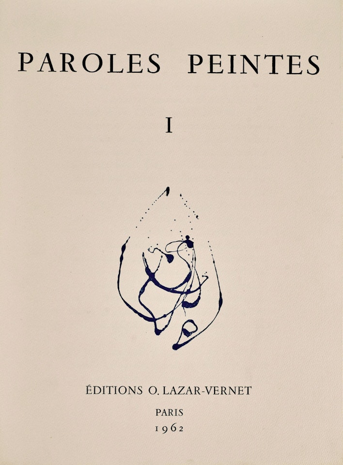 Paroles Peintes I by Marc Chagall