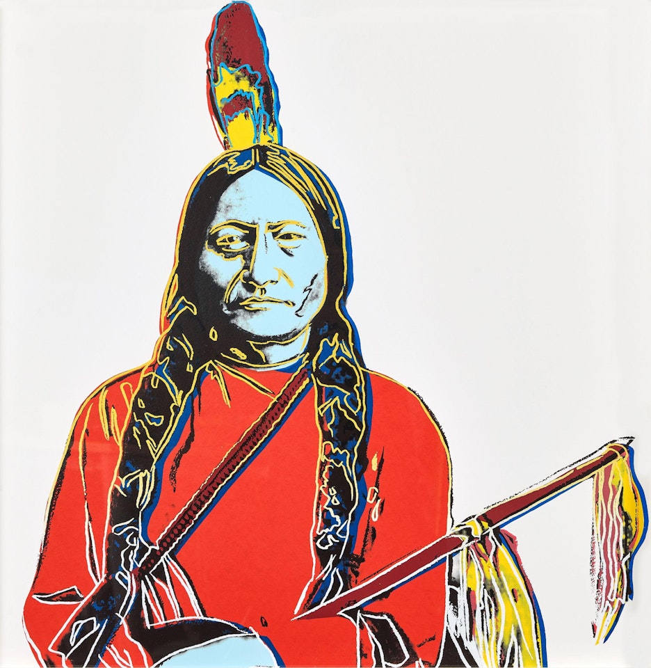 "Sitting Bull" by Andy Warhol