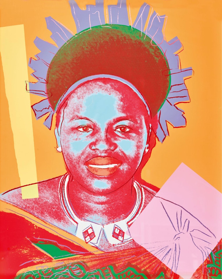 "Queen Ntombi Twala of Swaziland" by Andy Warhol