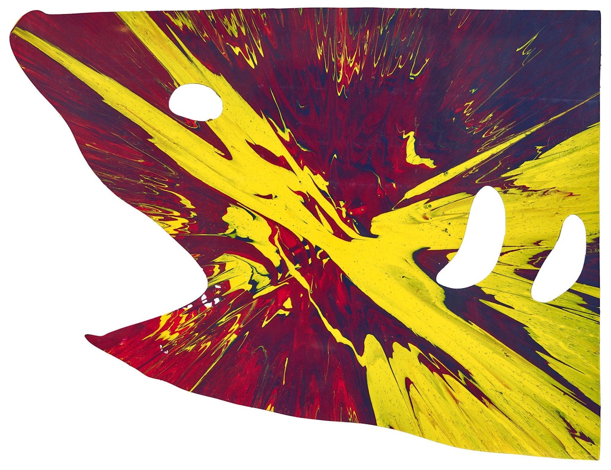 Spin Painting (Shark) by Damien Hirst