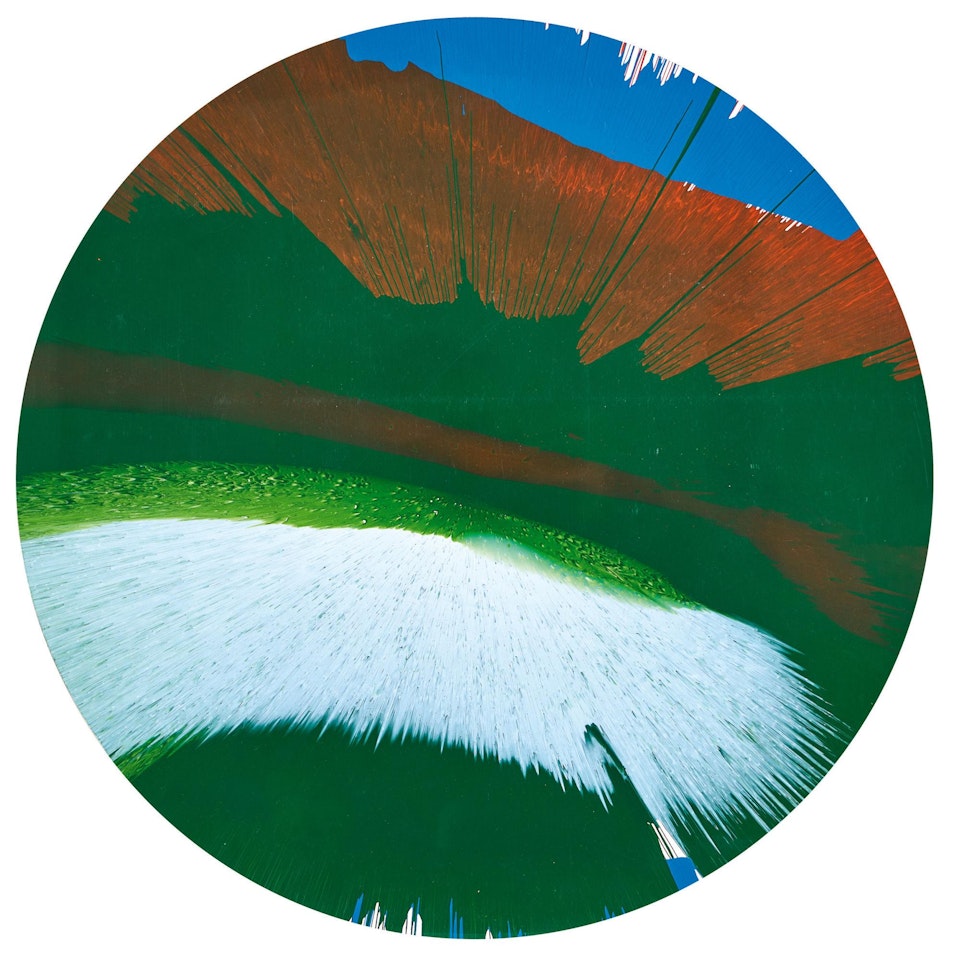 Spin Painting (Circle) by Damien Hirst