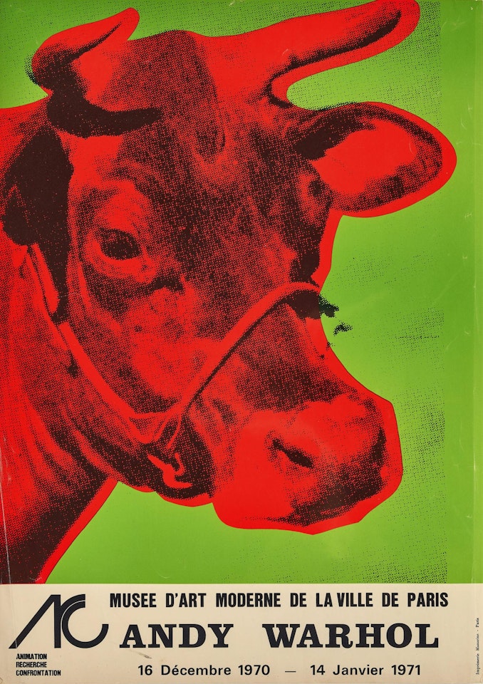 "Museum of Modern Art of the City of Paris"; bez. “Mazarin” by Andy Warhol