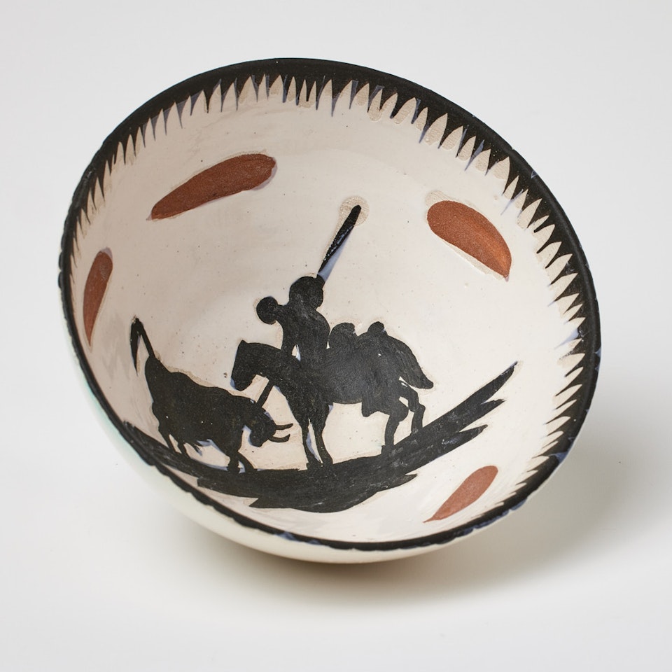 "Picador", bowl, France by Pablo Picasso