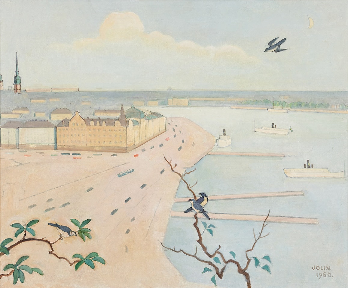 View of Skeppsbron by Einar Jolin
