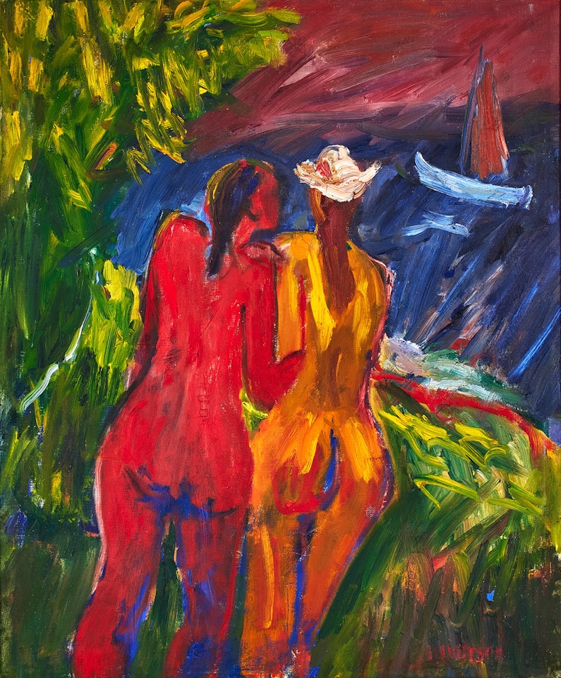 On the beach by Ivan Ivarson