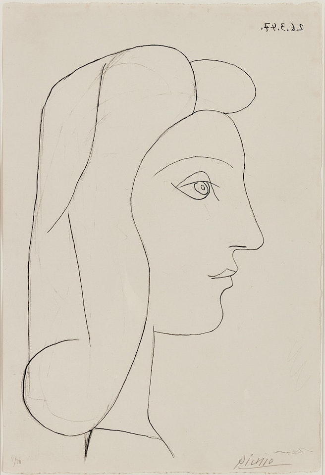 "Profil de Femme" by Pablo Picasso