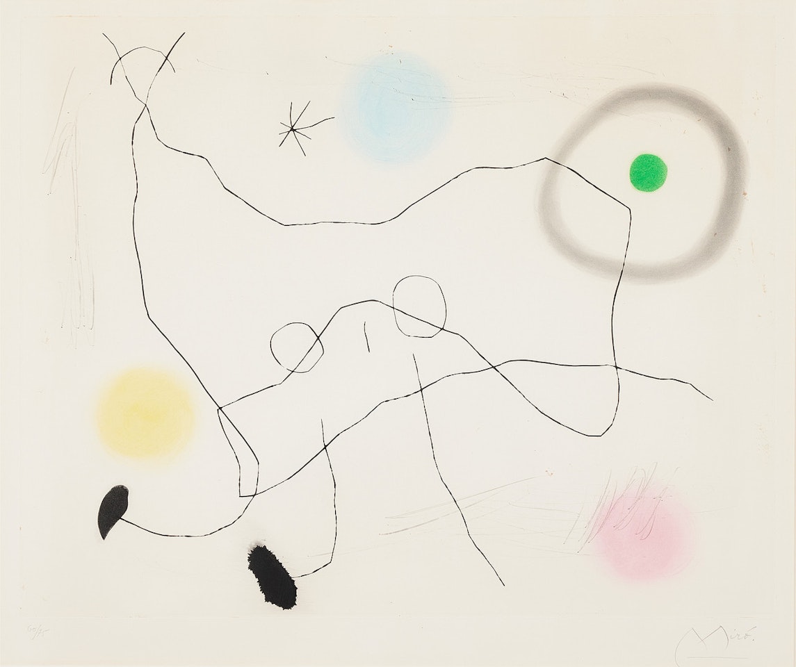 "Crapaud Lyre"; Crapaud Lyre". by Joan Miró