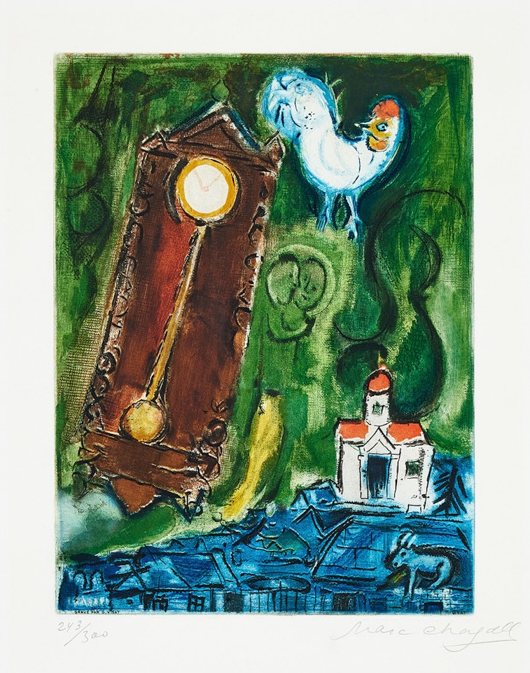 "L"Horloge" by Marc Chagall