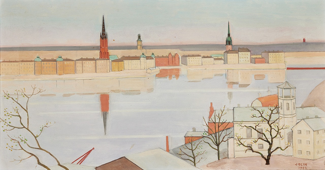 Stockholm view. by Einar Jolin