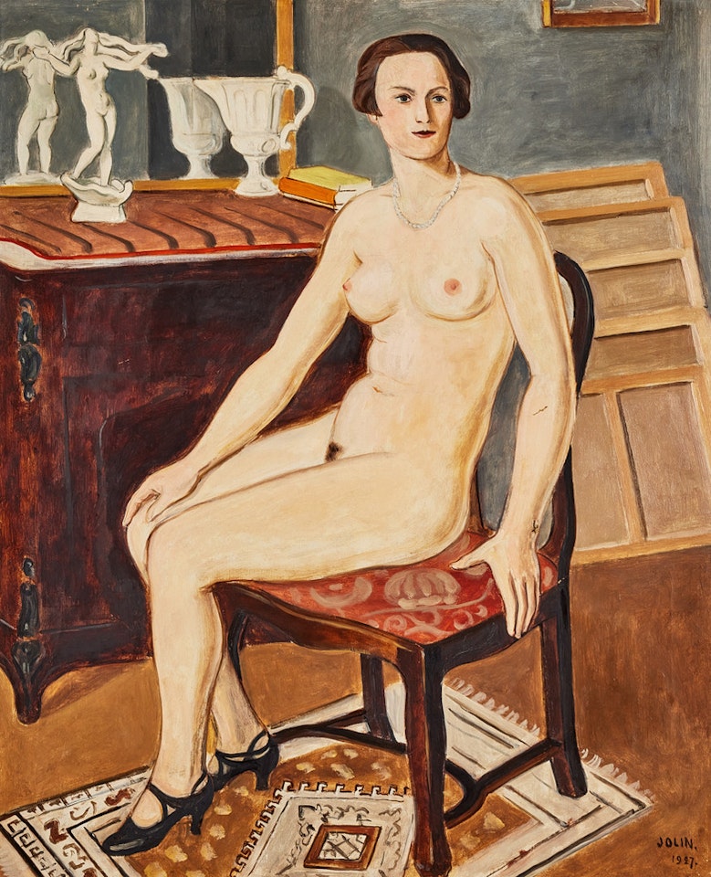 Nude study by Einar Jolin