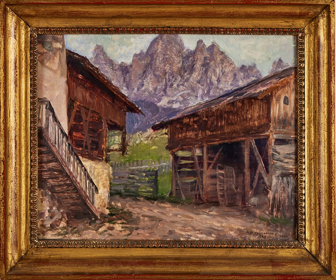 Motif from Switzerland; Motif from Switzerland by Anshelm Schultzberg