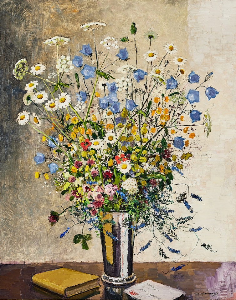 Midsummer flowers by Olle Hjortzberg
