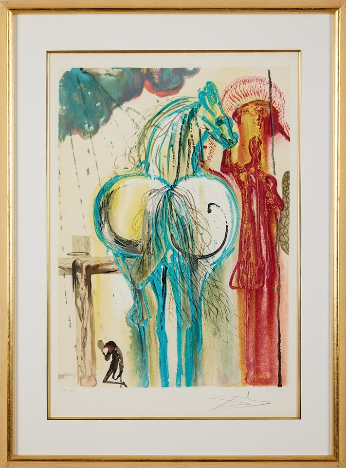 "Le Centurion", from: "Dalinean Horses"; "Le Centurion"; from: "Dalinean Horses" by Salvador Dali