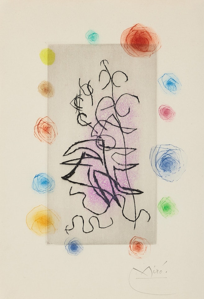 "Obscur Laurier" by Joan Miró