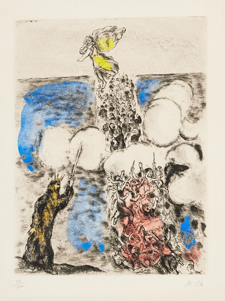 "Passage de la mer rouge", from "La Bible"; "Passage de la mer rouge", from "La Bible" by Marc Chagall