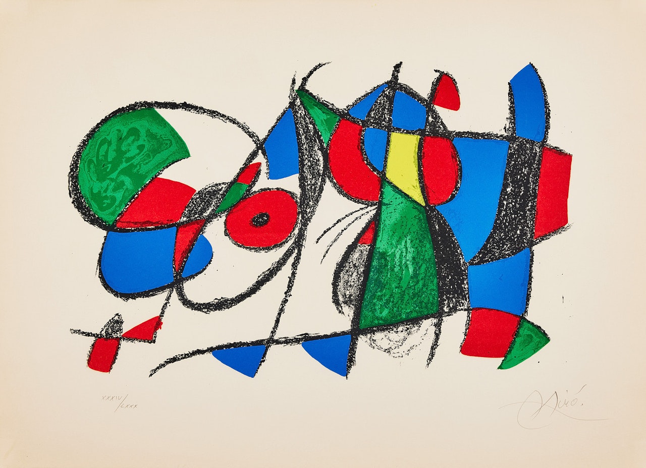"Joan Miró Lithographe II" by Joan Miró