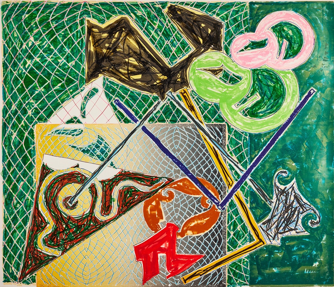 "Shards Variant V"; "Shards Variant V" by Frank Stella