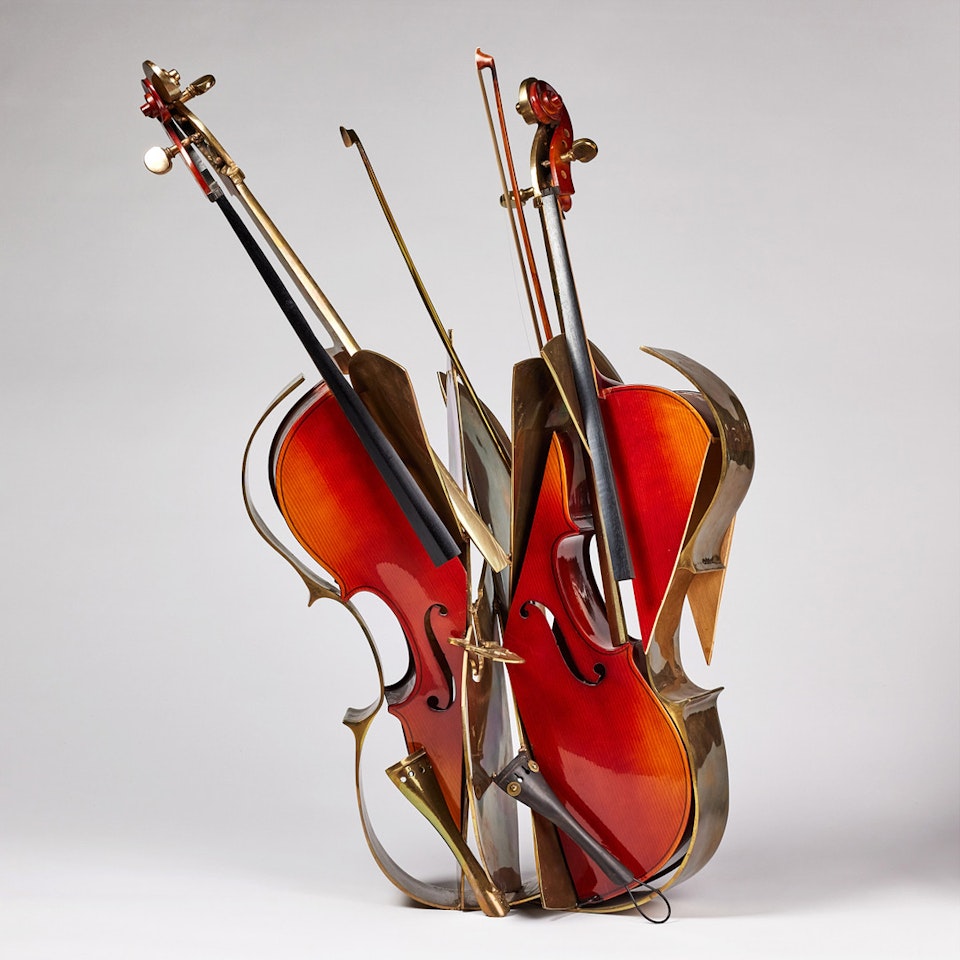 Thale"s Cello; Prisoners Series: Thale"s Cello by Arman
