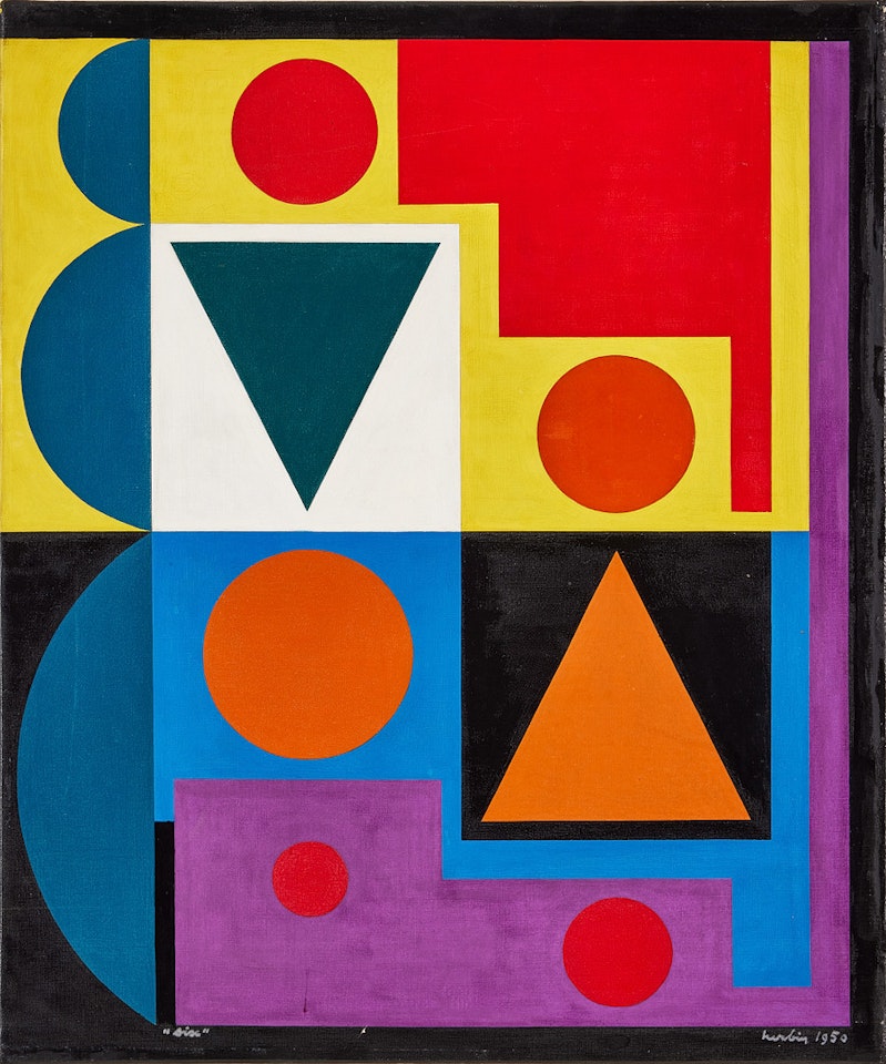 "Six". by Auguste Herbin