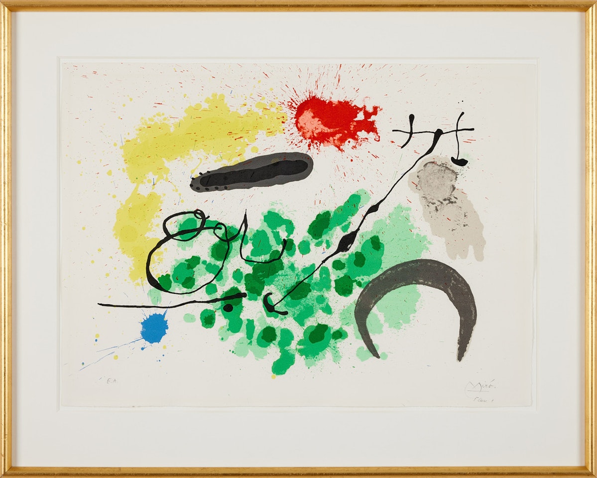"Le lézard auz plume d"or" by Joan Miró