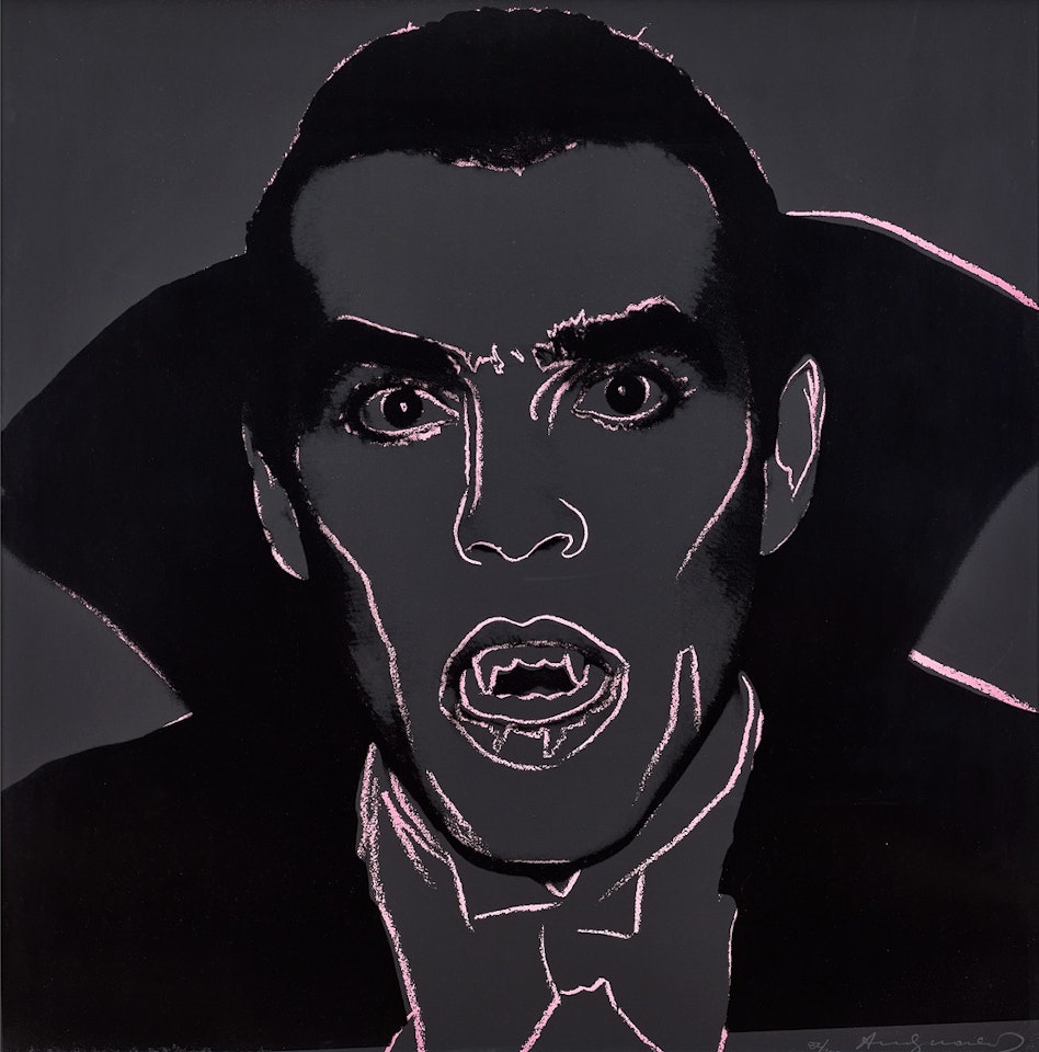 "Dracula", from: "Myths". by Andy Warhol