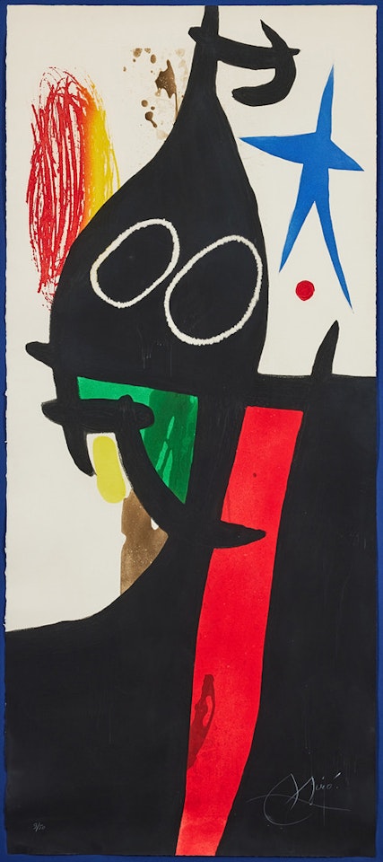 "Le sarrasin à l"étoile bleue". by Joan Miró