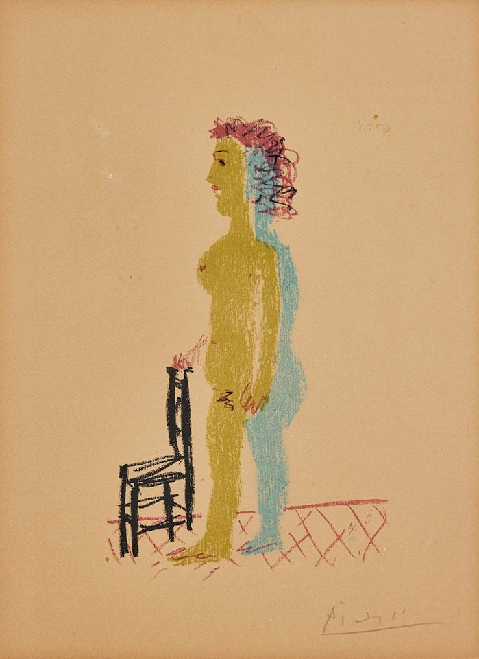 "Now à la chaise". by Pablo Picasso