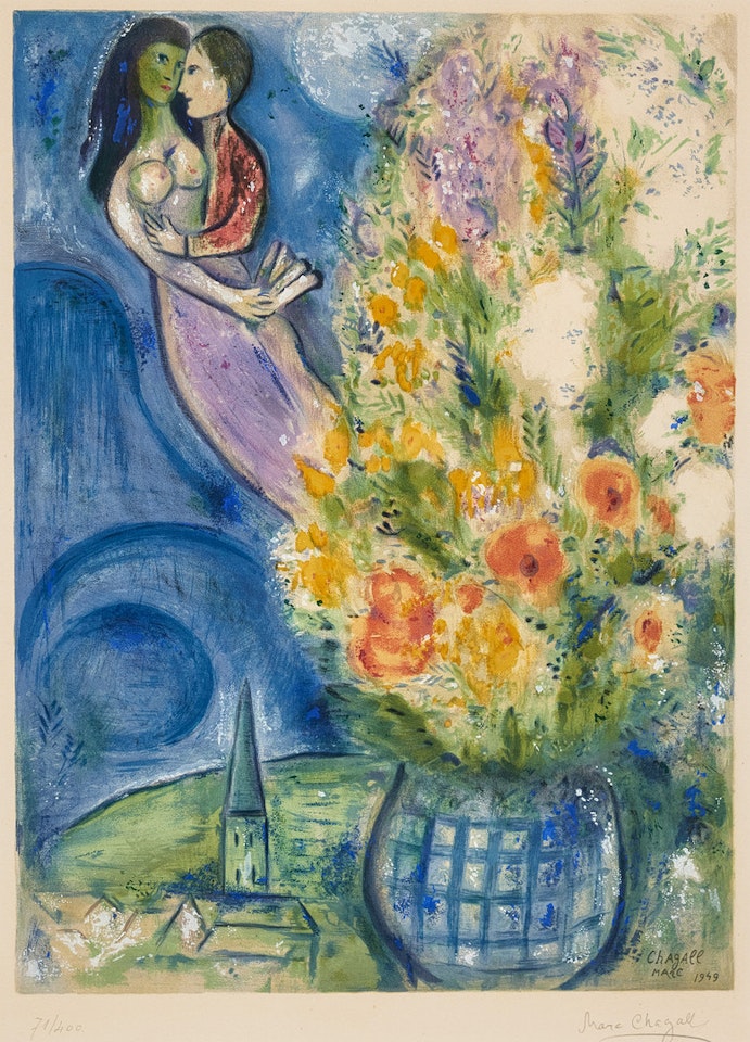 "Les Coquelicots". by Marc Chagall