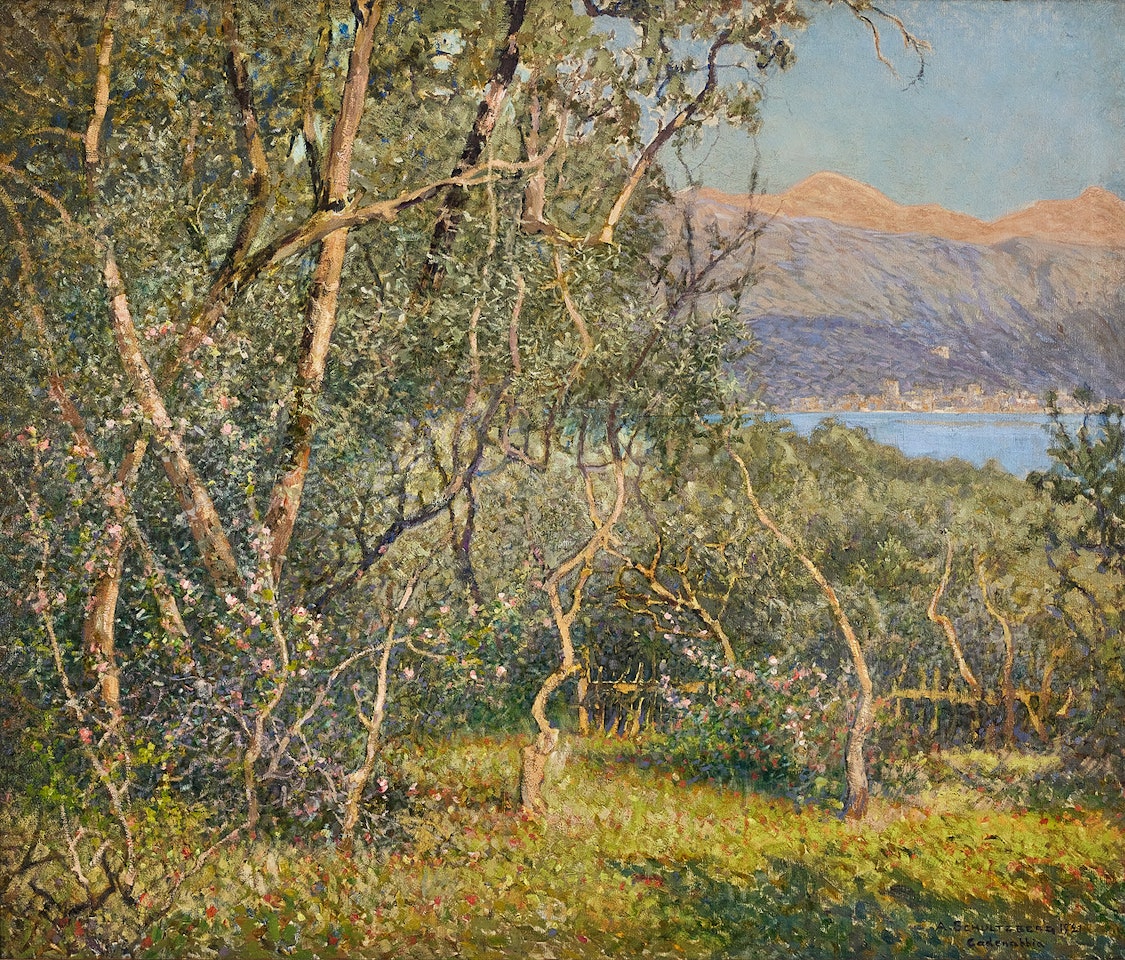 Caddenabia, motif from Como. by Anshelm Schultzberg