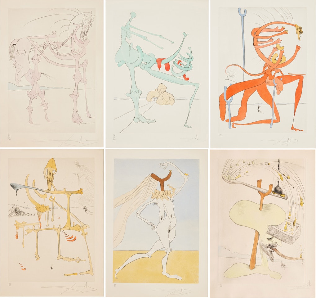 “Quevedo"s Visions”. by Salvador Dali