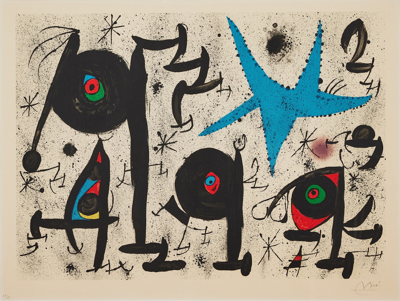 . From: “Homenatge a Joan Prats”. by Joan Miró