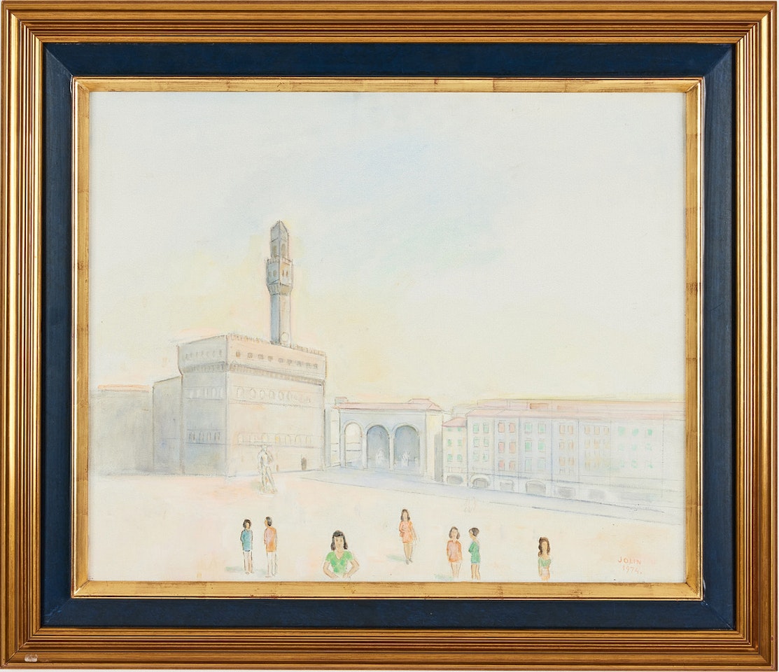 View of Piazza della Signoria, Florence by Einar Jolin