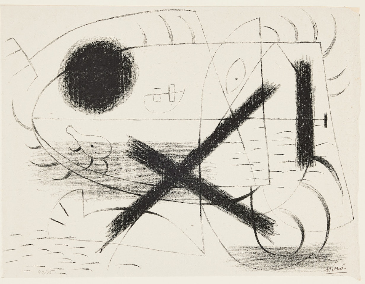 Lithographie I (Lithographe I). by Joan Miró